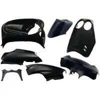 Edge Kit de revêtement pour moto - - 7 pièces - Noir métallisé - Compatibilité Yamaha Neo