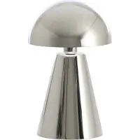 Light & Living Lampe de table design Surrina gris argenté Ø 26cm