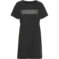 Kangaroos Chemise de nuit 'Dreams' noir / blanc