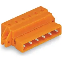 Wago 731-642/019-000, Câble + prise électronique, Orange