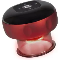 Nuvance - Appareil électrique de massage de la cellulite - 12 niveaux et températures - eBook inclus - Corps entier - Cupping Cups Set Massage - Cellulite Cups - Hijama Cups - Anti Cellulite