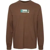 !Solid Sweat-shirt marron