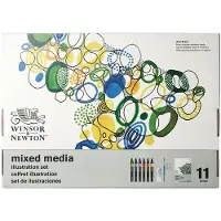 Winsor & Newton Mixed Media Illustration Ensemble de 11