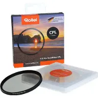 Rollei Filtre rond F:X Pro CPL 82 mm (82 mm, Filtre gris neutre), Filtre photo, Noir, Transparent