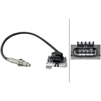 Hella Capteur NOx urée M20X1,5 5 pôles 390 mm câble pour e.a. MB SPRINTER