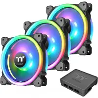 Thermaltake Riing Trio 14 Rgb Tt Fan 3 Units Noir