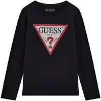 GUESS T-Shirt rouge / noir / blanc