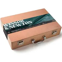 Winsor & Newton Winton Oil Wooden Box Ensemble de 16