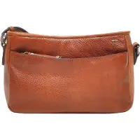 Berba Femmes, Sac à main, Crossbody Schoudertas Lucca Brandy, Marron