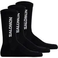 Salomon Everyday Crew, chaussettes, 3-pack, noir