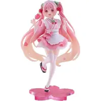 Taito Hatsune Miku Pvc Newley Written Sakura Japanese Cafe Figure 18 Cm Rose