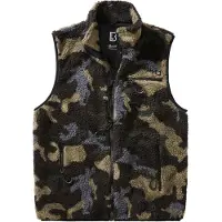 Brandit Gilet beige / beige foncé / bleu / vert foncé