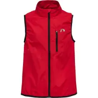 Newline Gilet 'Core gilet' gris / rouge cerise