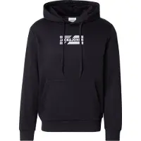 Jack & Jones Sweat-shirt 'JJECorp' noir / blanc
