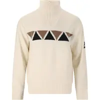 SOS Pull-over 'Aboda' marron / brun foncé / blanc cassé
