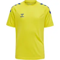 Hummel T-Shirt fonctionnel bleu / jaune fluo