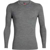 Icebreaker - Première couche en laine de mérinos - M Merino 260 Oasis LS Crewe Gritstone Heather en Laine - Taille XL - Gris