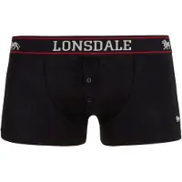 Lonsdale Oakworth Boxers 2 Units Noir 3XL Homme