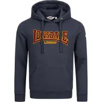 Lonsdale Sweat-shirt 'Classic' bleu marine / orange / bordeaux