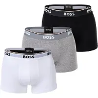 BOSS Boxers 'Power' gris chiné / noir / blanc