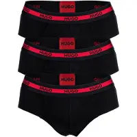 HUGO Slip rouge / noir