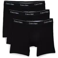 Calvin Klein Extra-Soft Cotton Stretch Boxer Brief 3-Pak Sort Str. XL 3 stk.