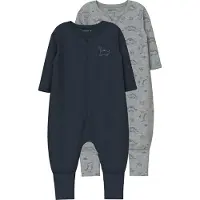 Name it Pyjama bleu marine / gris chiné