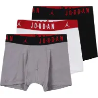 Jordan Sous-vêtements gris / rouge / noir / blanc