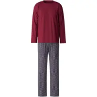 Calida Pyjama long marine / bordeaux / blanc