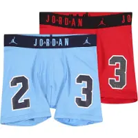 Jordan Sous-vêtements bleu clair / rouge / noir