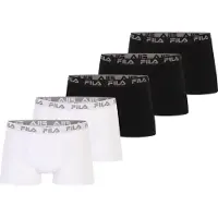 FILA Boxers gris / noir / blanc