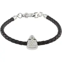 Philipp Plein Bracelet noir / argent / transparent