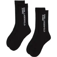 Karl lagerfeld JEANS Chaussettes noir / blanc