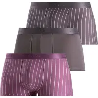 s.Oliver Boxers 'Hipster' anthracite / mauve / baie / blanc cassé