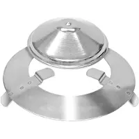 Magma Kettle Party 3 10-664 Radiant Plate Argenté
