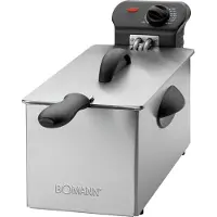 Bomann Friteuse FR 2264 CB 2000 W acier inoxydable/noir