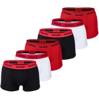 HUGO Boxers rouge / noir / blanc