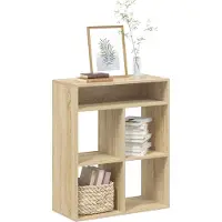 vidaXL Bibliothèque chêne sonoma 66x31x80 cm bois d'ingénierie