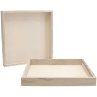 Creativ Company Houten Frame Met Rand 24,5x24,5x3cm, 10st.
