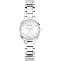 GUESS Montre à affichage analogique blanc