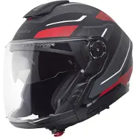 Schuberth J2 Sigma Casque jet Mat/Noir/Rouge/Anthracite 53 unisex