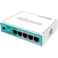 Mikrotik RouterBOARD hEX, 880MHz dual-core CPU, 256MB RAM, 5x LAN, USB, microSD slot, v. L4 licence