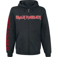 Iron Maiden Sweat-shirt zippé à capuche de - NOTB - S - XXL - pour - noir - Taille S