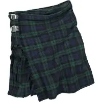 Black premium by emp Jupe mi-longue de - Kilt - M - 3XL - pour Homme - vert/bleu - Taille XL