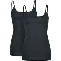 Black premium by emp Top de - Lot De Deux Haut Ras-Du-Cou - XS - 5XL - pour Femme - noir - Taille XL