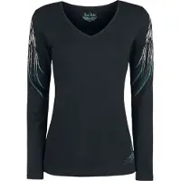 Rock Rebel by EMP T-shirt manches longues de - Stay - S - 3XL - pour Femme - noir - Taille XXL