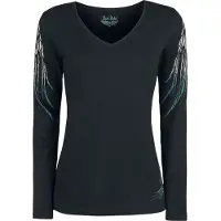 Rock Rebel by EMP T-shirt manches longues de - Stay - S - 3XL - pour Femme - noir - Taille 3XL