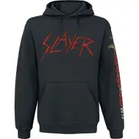 Slayer Sweat-shirt à capuche de Slayer - Final World Tour - S - M - pour Homme - noir - Taille S