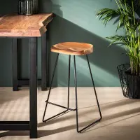 Zijlstra Tabouret de bar Rayan - Acacia