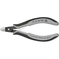 Knipex Pince coupante de côté de précision pour l'électronique ESD 125 mm - 79 12 125 ESD